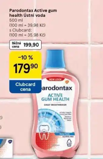 Tesco Parodontax ústní voda nabídka