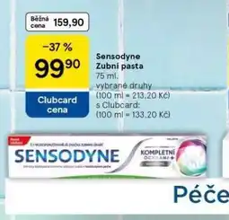 Tesco Sensodyne zubní pasta nabídka