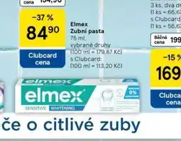 Tesco Elmex zubní pasta nabídka