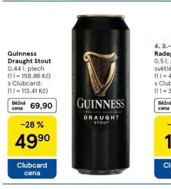 Tesco Guinness draught stout nabídka