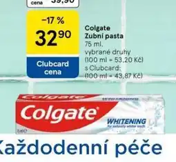 Tesco Colgate zubní pasta nabídka