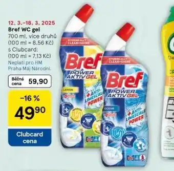 Tesco Bref wc gel nabídka