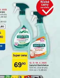 Tesco Sanytol dezinfekce nabídka