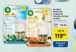 Tesco Air wick elektrický osvěžovač vzduchu strojek a náplň nabídka