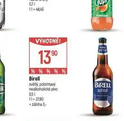 Globus Birell nealkoholické pivo nabídka