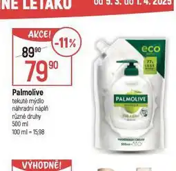 Globus Palmolive tekuté mýdlo nabídka