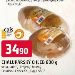 Trefa CHALUPÁŘSKÝ CHLÉB 600 g nabídka