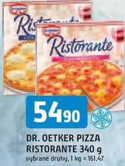 Trefa DR. OETKER PIZZA RISTORANTE 340 g nabídka