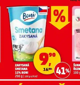 Penny Market Zakysaná smetana 12% boni nabídka