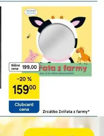 Tesco Zrcátko zvířata z farmy nabídka