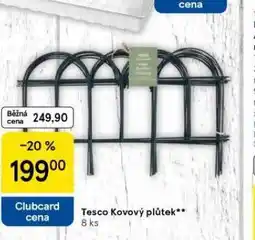 Tesco Kovový plůtek nabídka