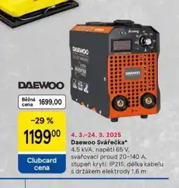 Tesco Daewoo svářečka nabídka