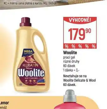 Globus Woolite prací gel nabídka