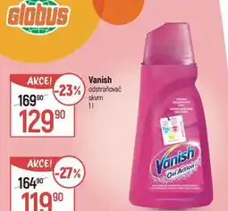 Globus Vanish odstraňovač skvrn nabídka