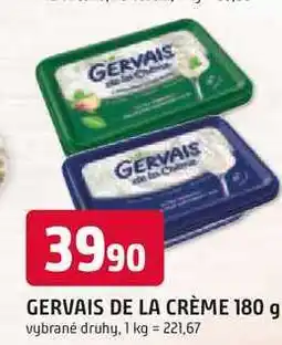 Trefa GERVAIS DE LA CRÈME 180 g nabídka