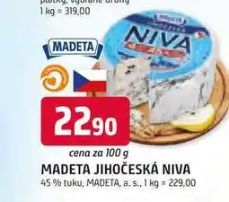 Trefa MADETA JIHOČESKÁ NIVA 45% tuku, 100g nabídka