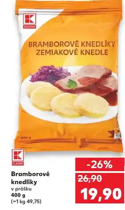 Kaufland Bramborové knedlíky nabídka