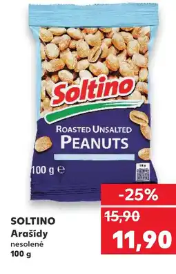 Kaufland SOLTINO Arašídy nesolené nabídka