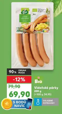 Kaufland Vídeňské párky nabídka