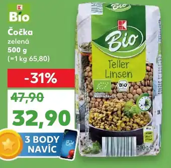 Kaufland Čočka zelená nabídka