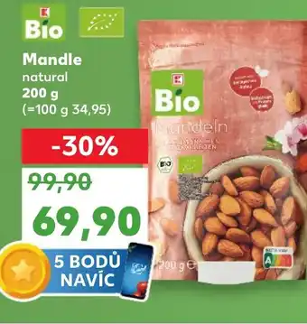 Kaufland Mandle natural nabídka