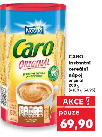 Kaufland CARO Instantní cereální парој originál nabídka