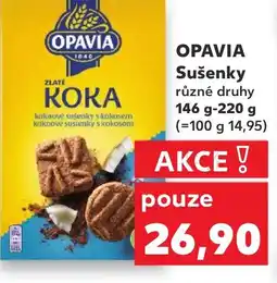 Kaufland OPAVIA Sušenky nabídka