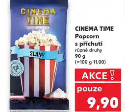 Kaufland CINEMA TIME Popcorn s příchutí nabídka