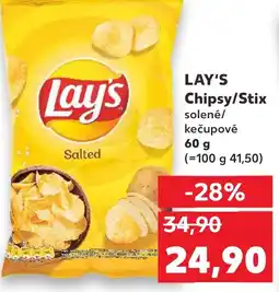 Kaufland LAY'S Chipsy/Stix nabídka