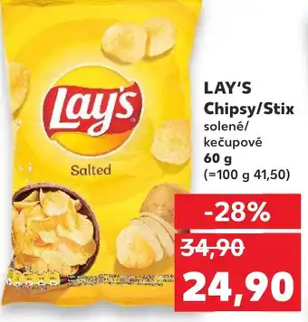 Kaufland LAY'S Chipsy/Stix nabídka