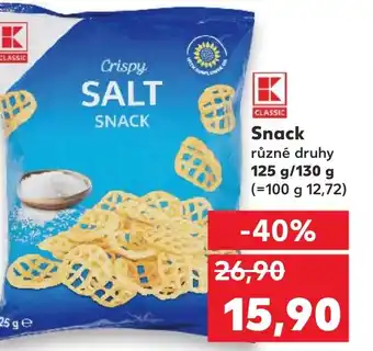 Kaufland Snack nabídka