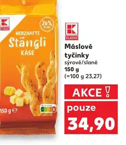 Kaufland Máslové tyčinky sýrové/slané nabídka