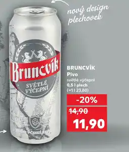 Kaufland BRUNCVÍK Pivo nabídka