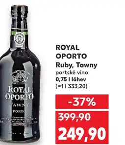 Kaufland ROYAL OPORTO Ruby, Tawny portské víno nabídka