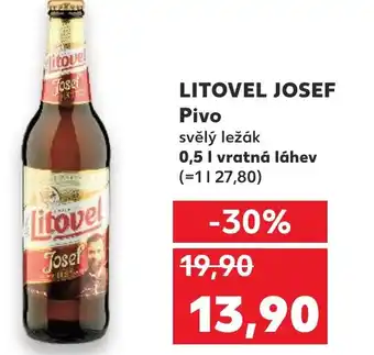 Kaufland LITOVEL JOSEF Pivo nabídka