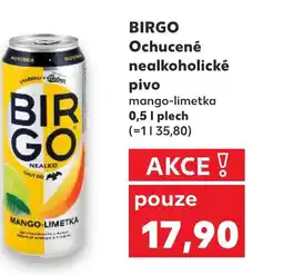 Kaufland BIRGO Ochucené nealkoholické pivo nabídka