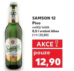 Kaufland SAMSON 12 Pivo nabídka