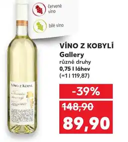 Kaufland VÍNO Z KOBYLÍ Gallery nabídka