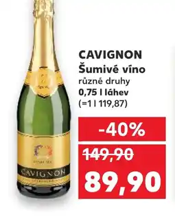 Kaufland CAVIGNON Šumivé víno nabídka