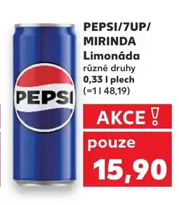 Kaufland PEPSI/7UP/ MIRINDA Limonáda nabídka