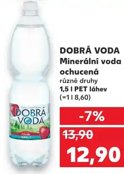 Kaufland DOBRÁ VODA Minerální voda ochucená nabídka