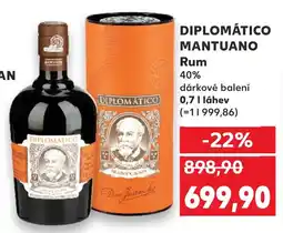 Kaufland DIPLOMÁTICO MANTUANO Rum nabídka