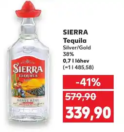 Kaufland SIERRA Tequila nabídka