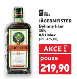 Kaufland JÄGERMEISTER Bylinný likér nabídka