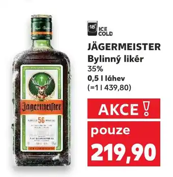 Kaufland JÄGERMEISTER Bylinný likér nabídka