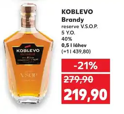 Kaufland KOBLEVO Brandy nabídka