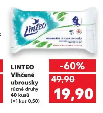 Kaufland LINTEO Vlhčené ubrousky nabídka