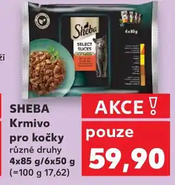 Kaufland SHEBA Krmivo pro kočky nabídka