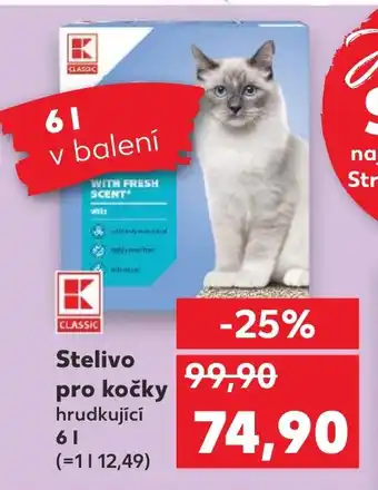 Kaufland Stelivo pro kočky nabídka