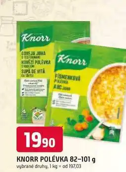 Trefa KNORR POLÉVKA 82-101 g nabídka